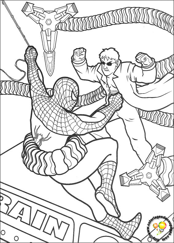 Раскраска: человек-паук (Супер герой) #78682 - Бесплатные раскраски для печати