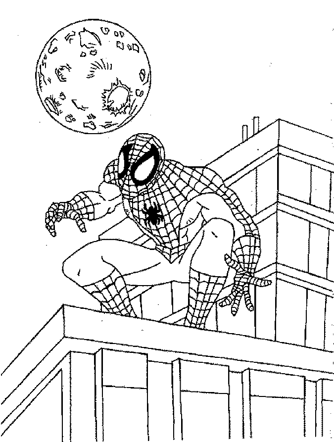 Раскраска: человек-паук (Супер герой) #78685 - Бесплатные раскраски для печати