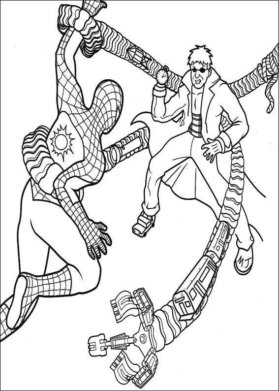 Раскраска: человек-паук (Супер герой) #78689 - Бесплатные раскраски для печати