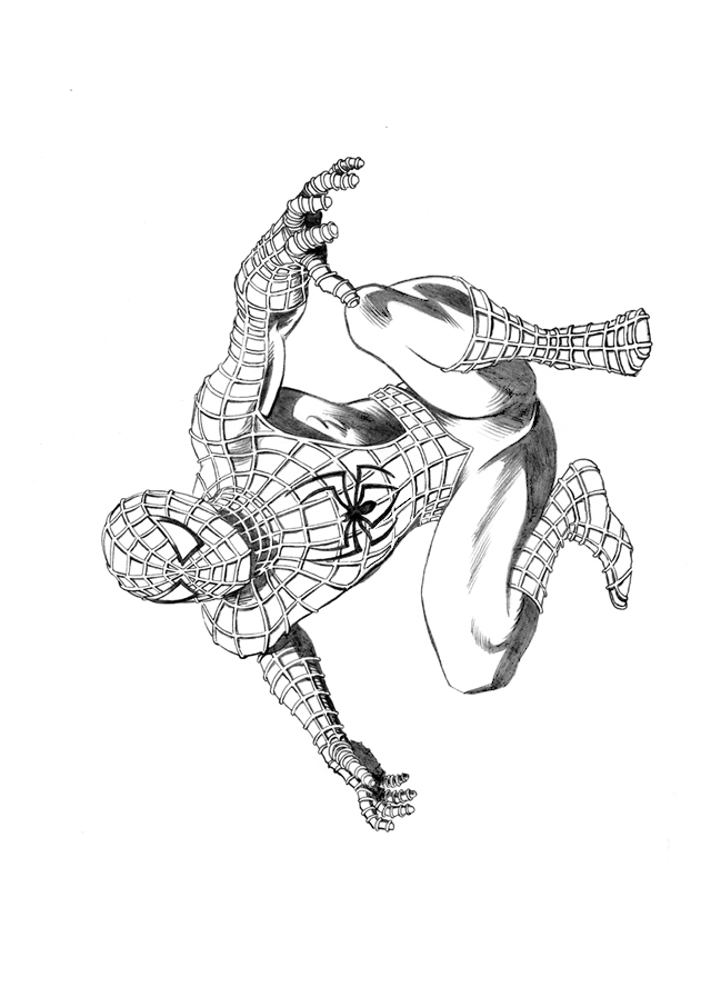 Раскраска: человек-паук (Супер герой) #78695 - Бесплатные раскраски для печати