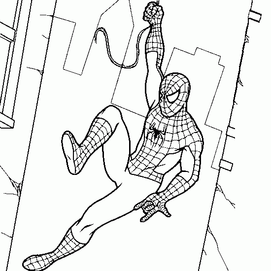 Раскраска: человек-паук (Супер герой) #78704 - Бесплатные раскраски для печати