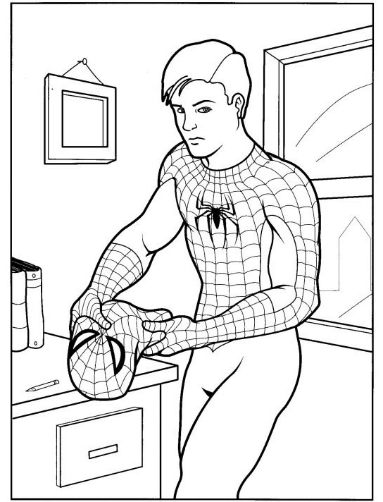 Раскраска: человек-паук (Супер герой) #78716 - Бесплатные раскраски для печати