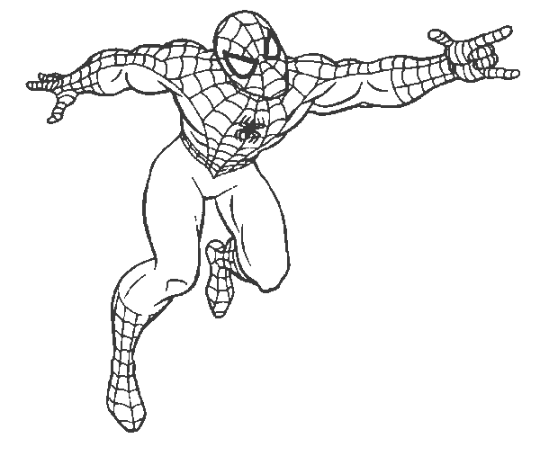Раскраска: человек-паук (Супер герой) #78736 - Бесплатные раскраски для печати