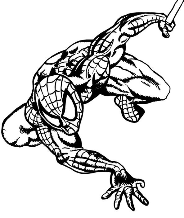 Раскраска: человек-паук (Супер герой) #78752 - Бесплатные раскраски для печати
