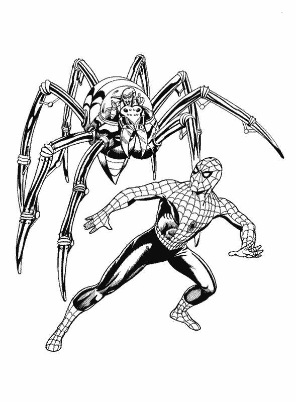 Раскраска: человек-паук (Супер герой) #78757 - Бесплатные раскраски для печати