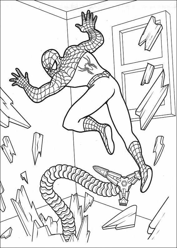 Раскраска: человек-паук (Супер герой) #78775 - Бесплатные раскраски для печати
