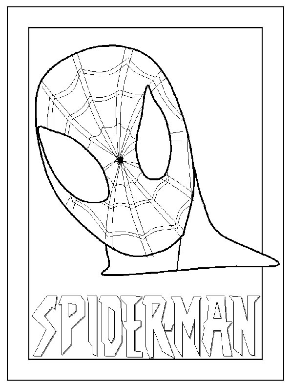 Раскраска: человек-паук (Супер герой) #78807 - Бесплатные раскраски для печати