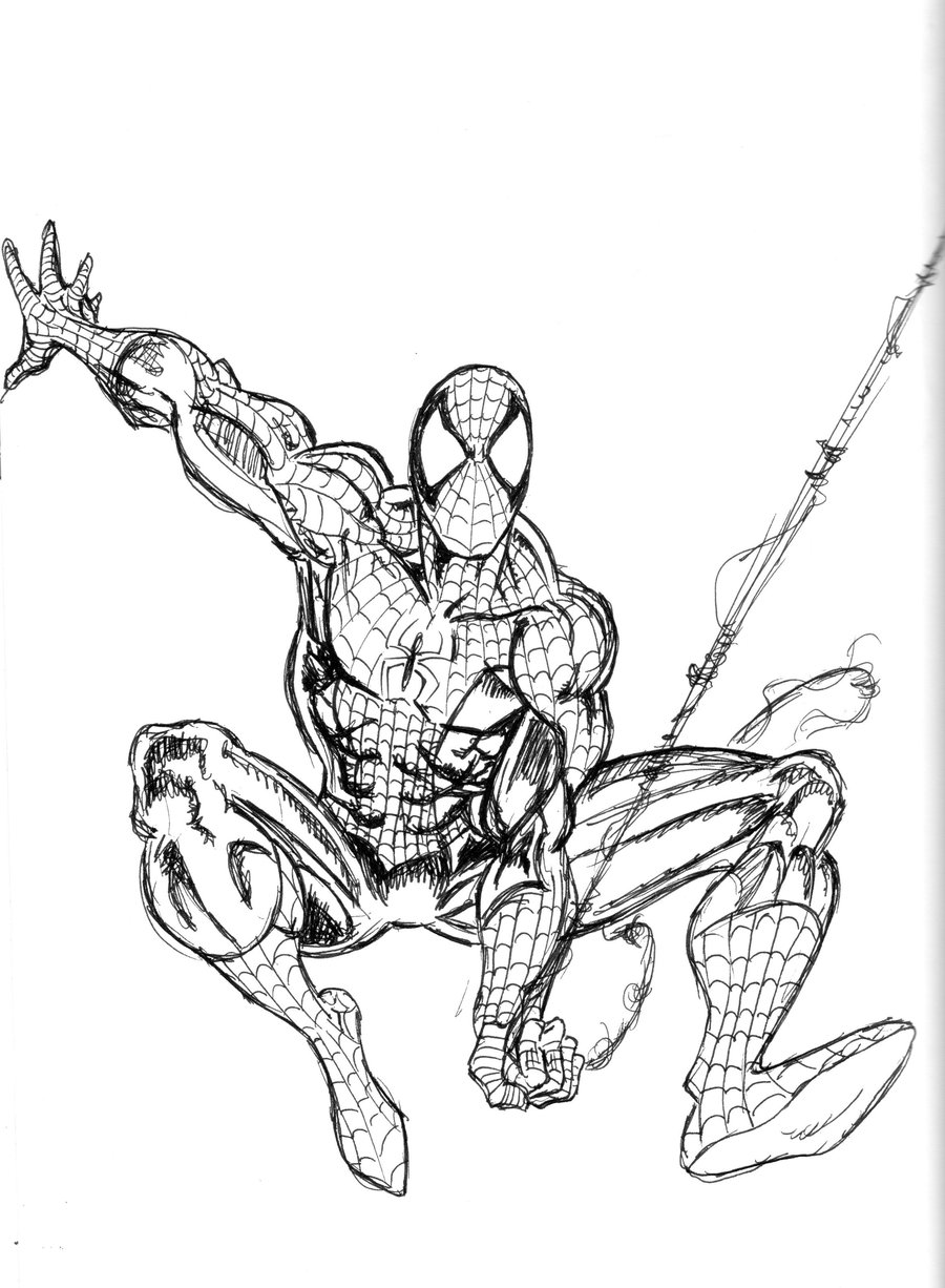 Раскраска: человек-паук (Супер герой) #78820 - Бесплатные раскраски для печати