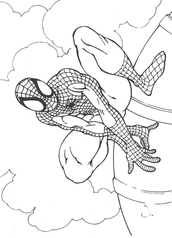 Раскраска: человек-паук (Супер герой) #78823 - Бесплатные раскраски для печати