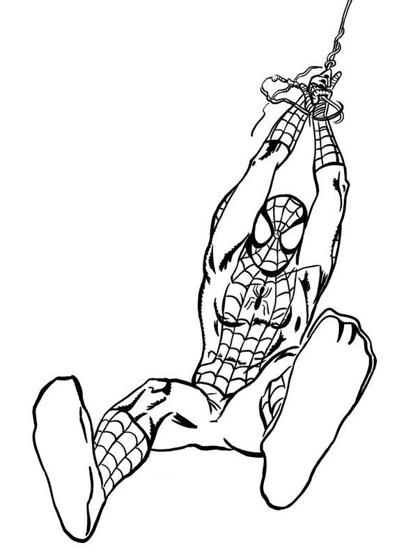Раскраска: человек-паук (Супер герой) #78826 - Бесплатные раскраски для печати