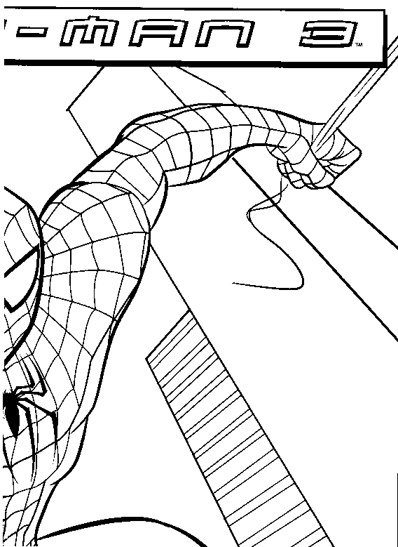 Раскраска: человек-паук (Супер герой) #78841 - Бесплатные раскраски для печати