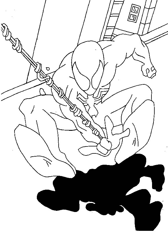 Раскраска: человек-паук (Супер герой) #78842 - Бесплатные раскраски для печати
