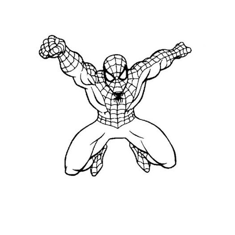 Раскраска: человек-паук (Супер герой) #78846 - Бесплатные раскраски для печати