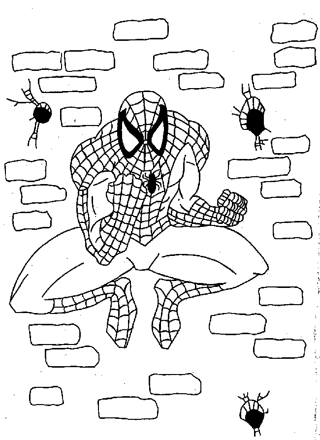 Раскраска: человек-паук (Супер герой) #78891 - Бесплатные раскраски для печати