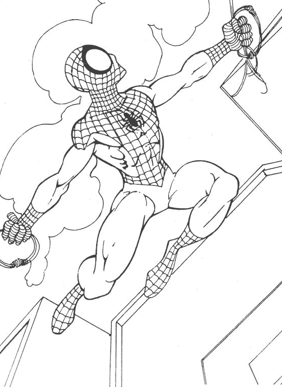 Раскраска: человек-паук (Супер герой) #78910 - Бесплатные раскраски для печати