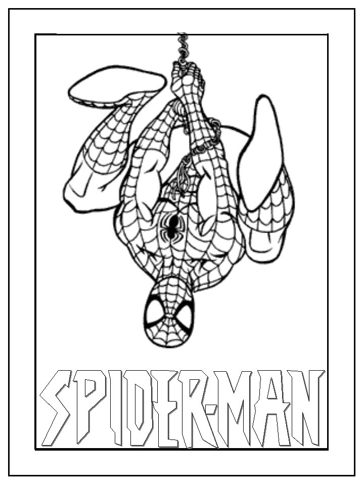 Раскраска: человек-паук (Супер герой) #78931 - Бесплатные раскраски для печати