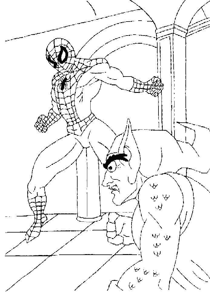 Раскраска: человек-паук (Супер герой) #78949 - Бесплатные раскраски для печати