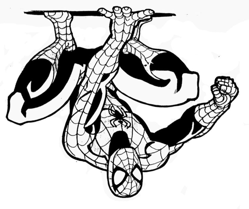 Раскраска: человек-паук (Супер герой) #78950 - Бесплатные раскраски для печати