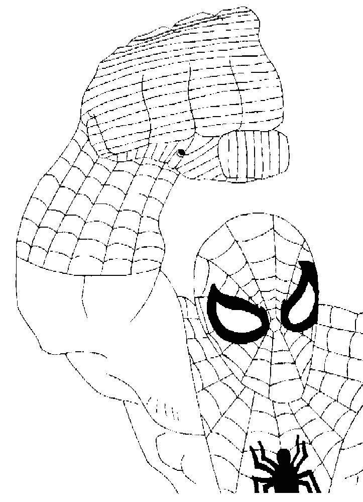 Раскраска: человек-паук (Супер герой) #78956 - Бесплатные раскраски для печати