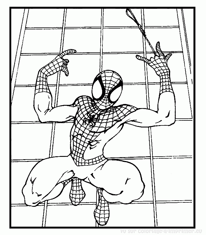 Раскраска: человек-паук (Супер герой) #78958 - Бесплатные раскраски для печати