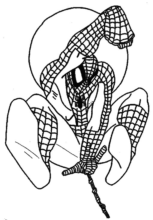 Раскраска: человек-паук (Супер герой) #78960 - Бесплатные раскраски для печати