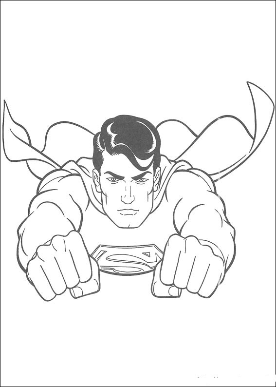 Раскраска: сверхчеловек (Супер герой) #83611 - Бесплатные раскраски для печати