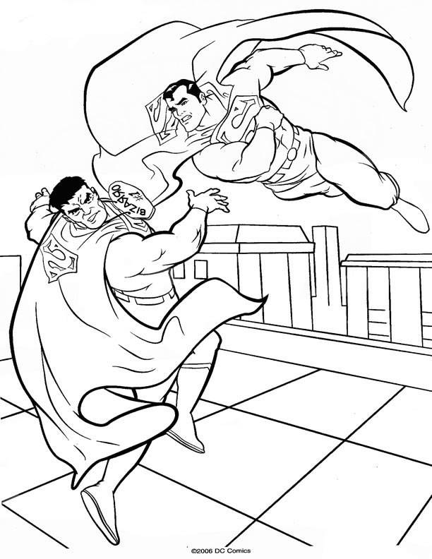 Раскраска: сверхчеловек (Супер герой) #83704 - Бесплатные раскраски для печати