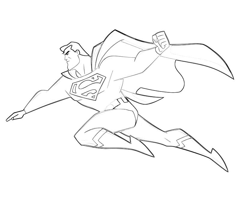Раскраска: сверхчеловек (Супер герой) #83780 - Бесплатные раскраски для печати
