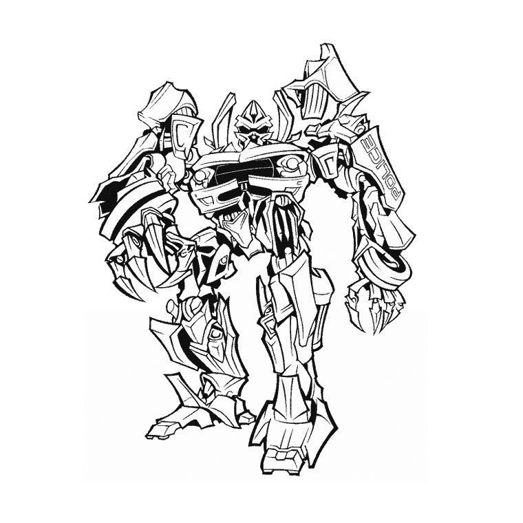 Раскраска: трансформеры (Супер герой) #75095 - Бесплатные раскраски для печати