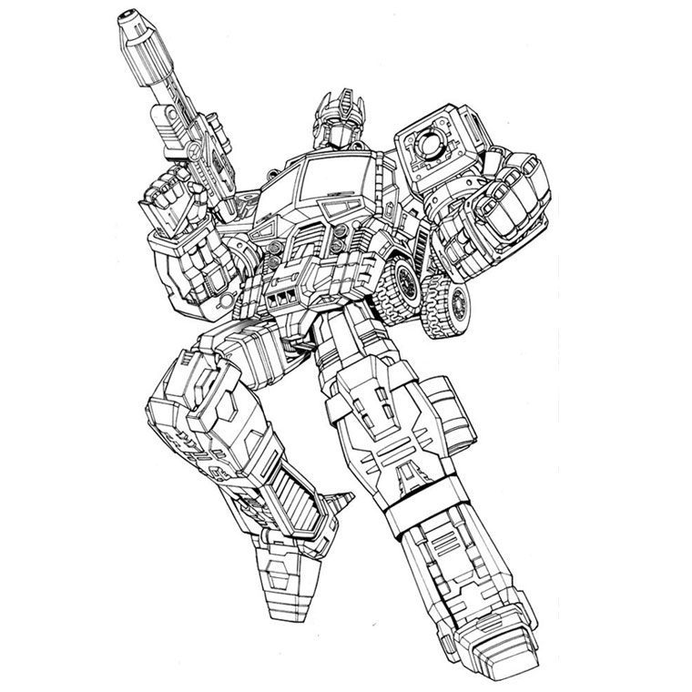 Раскраска: трансформеры (Супер герой) #75097 - Бесплатные раскраски для печати