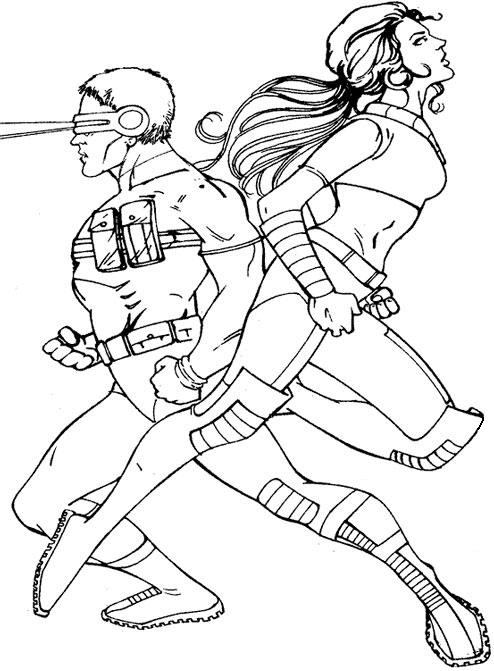Раскраска: X-Men (Супер герой) #74384 - Бесплатные раскраски для печати