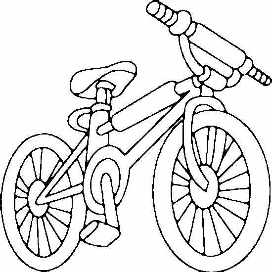 Раскраска: Велосипед / Велосипед (транспорт) #136941 - Бесплатные раскраски для печати