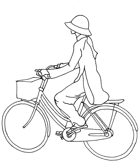 Раскраска: Велосипед / Велосипед (транспорт) #136945 - Бесплатные раскраски для печати