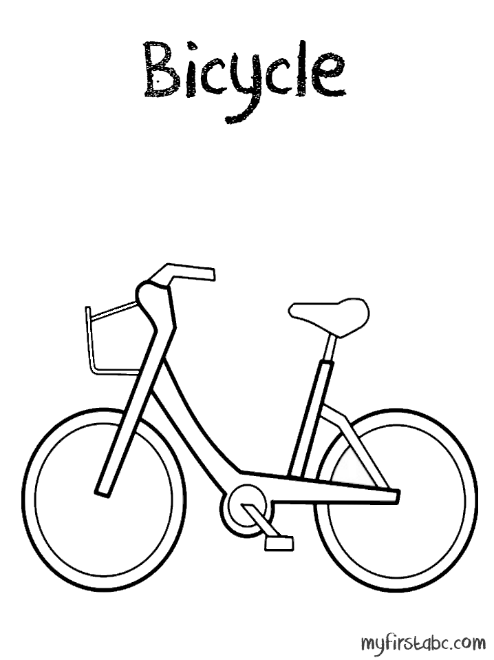 Раскраска: Велосипед / Велосипед (транспорт) #136950 - Бесплатные раскраски для печати
