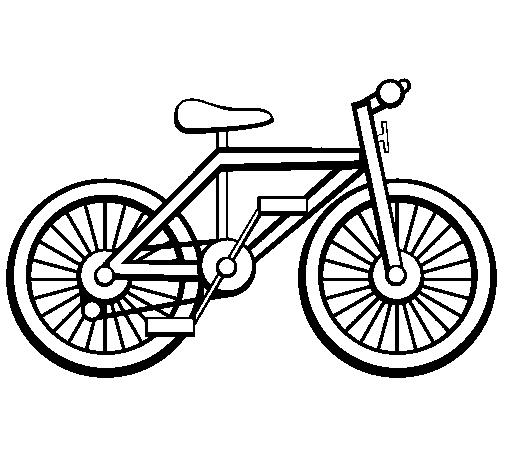 Раскраска Велосипед