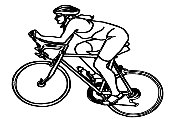 Раскраска: Велосипед / Велосипед (транспорт) #136955 - Бесплатные раскраски для печати