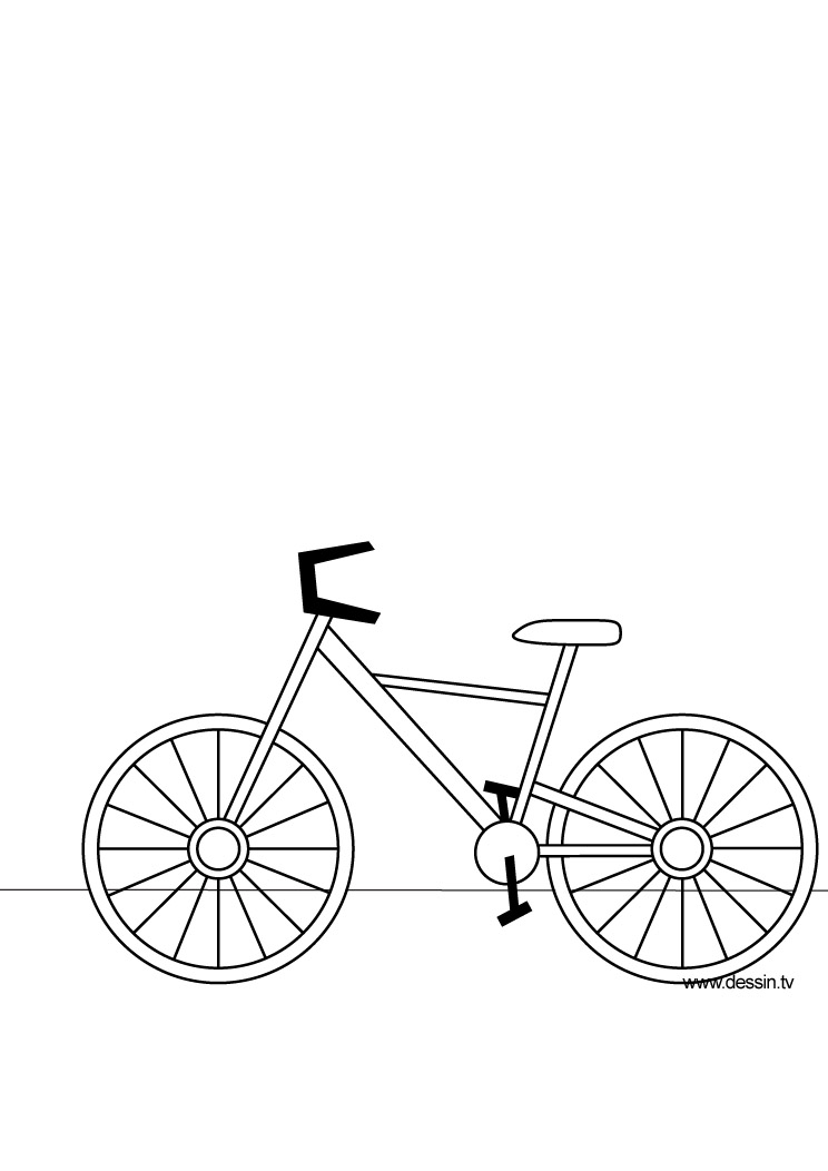 Раскраска: Велосипед / Велосипед (транспорт) #136956 - Бесплатные раскраски для печати