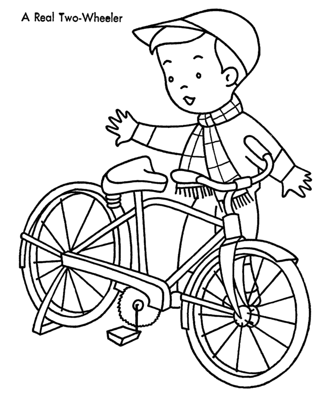 Раскраска: Велосипед / Велосипед (транспорт) #136959 - Бесплатные раскраски для печати