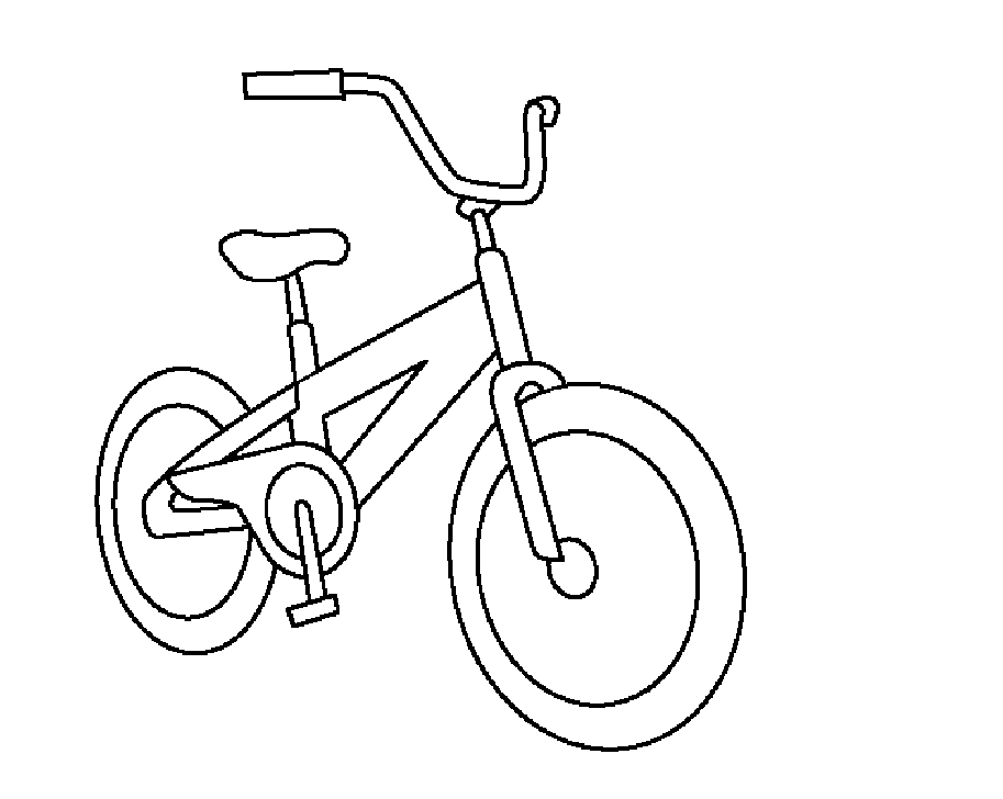 Раскраска: Велосипед / Велосипед (транспорт) #136970 - Бесплатные раскраски для печати