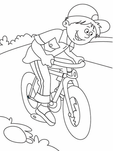 Раскраска: Велосипед / Велосипед (транспорт) #136977 - Бесплатные раскраски для печати