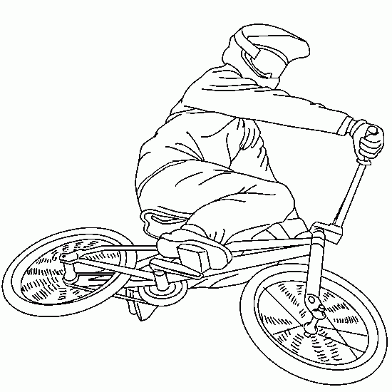 Раскраска: Велосипед / Велосипед (транспорт) #136978 - Бесплатные раскраски для печати