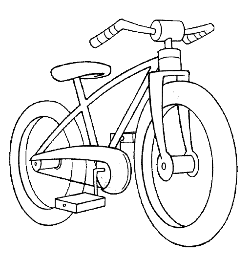 Раскраска: Велосипед / Велосипед (транспорт) #136982 - Бесплатные раскраски для печати