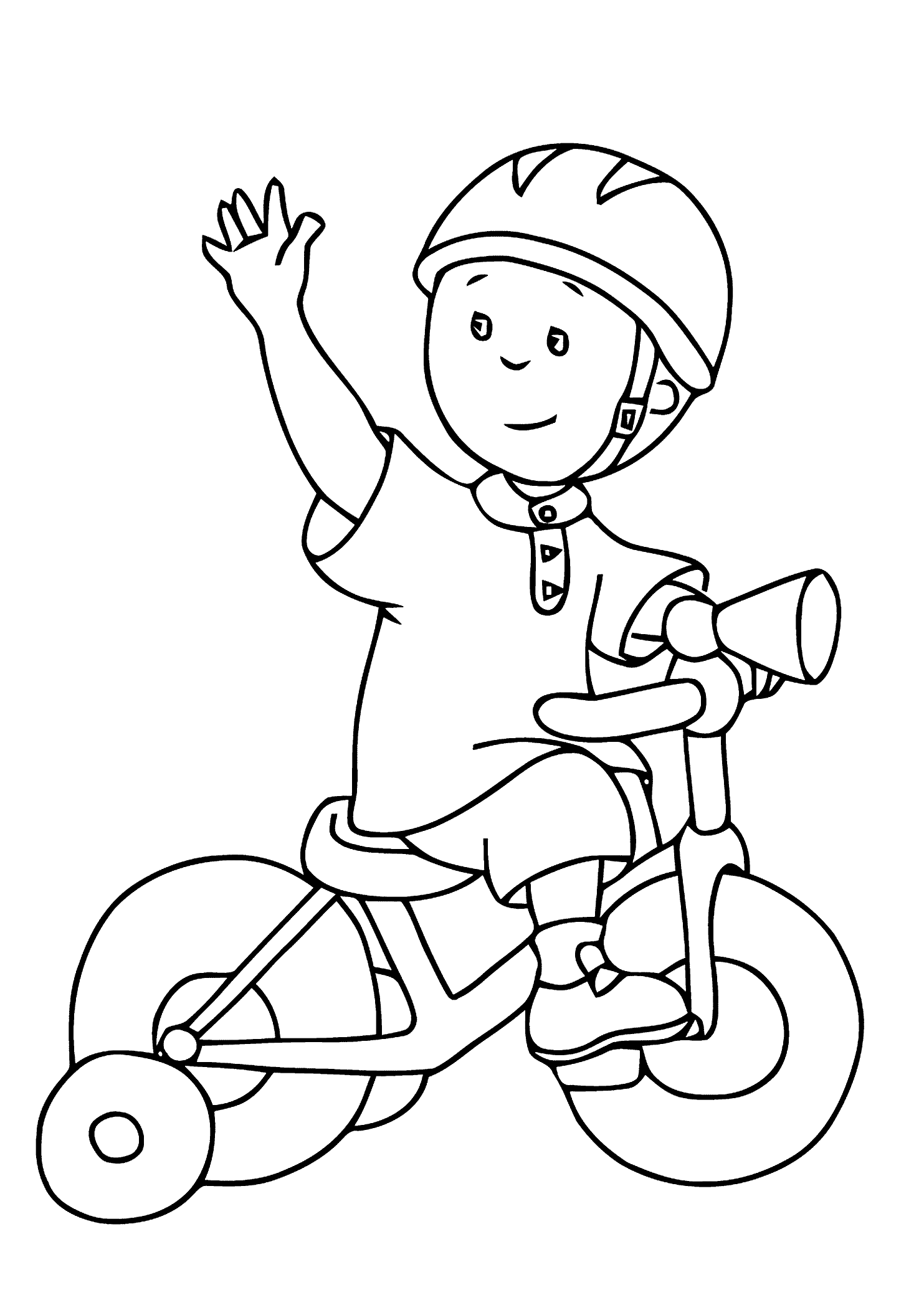 Раскраска: Велосипед / Велосипед (транспорт) #136993 - Бесплатные раскраски для печати