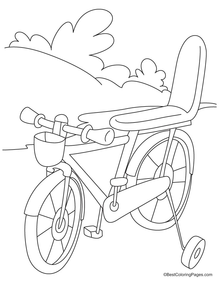 Раскраска: Велосипед / Велосипед (транспорт) #136995 - Бесплатные раскраски для печати