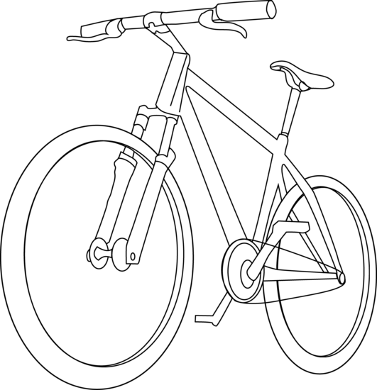 Раскраска: Велосипед / Велосипед (транспорт) #137006 - Бесплатные раскраски для печати