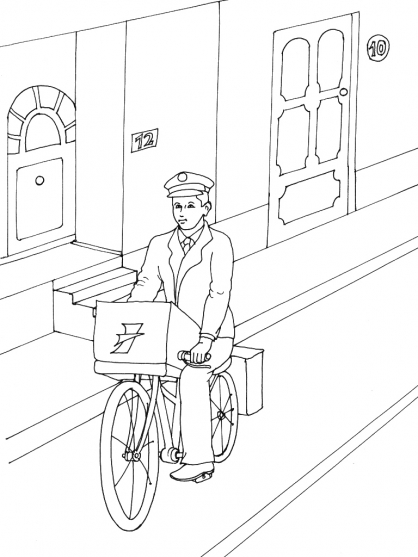 Раскраска: Велосипед / Велосипед (транспорт) #137012 - Бесплатные раскраски для печати