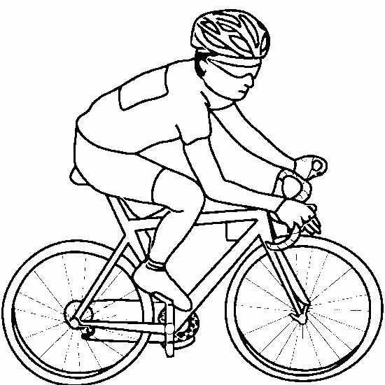 Раскраска: Велосипед / Велосипед (транспорт) #137038 - Бесплатные раскраски для печати