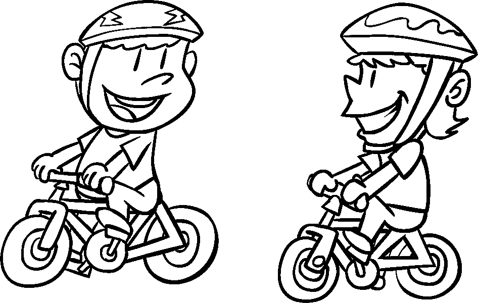 Раскраска: Велосипед / Велосипед (транспорт) #137050 - Бесплатные раскраски для печати
