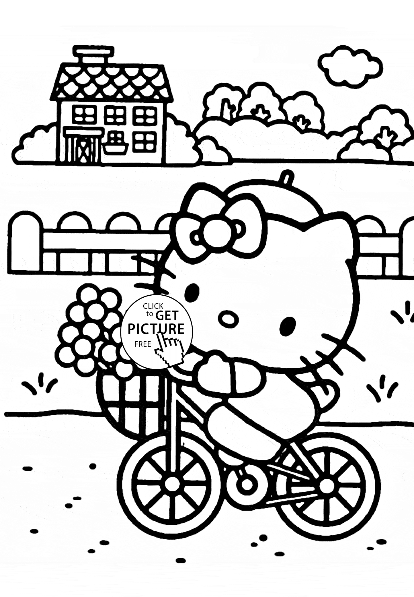 Раскраска: Велосипед / Велосипед (транспорт) #137064 - Бесплатные раскраски для печати