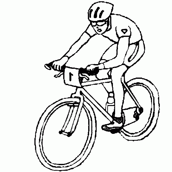 Раскраска: Велосипед / Велосипед (транспорт) #137112 - Бесплатные раскраски для печати
